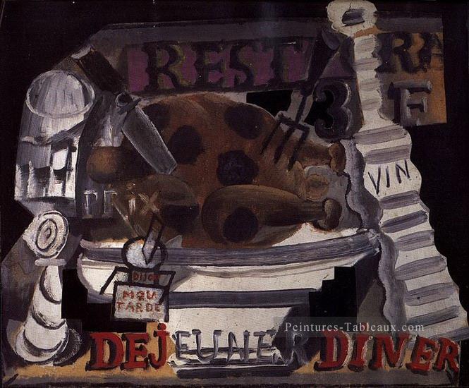 Restaurant 1914 Pablo Picasso Peintures à l'huile